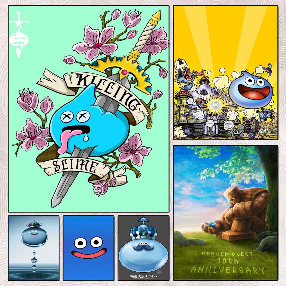 D-Dragon Quest Slime Poster Pe - đánh giá và giá Office Quest