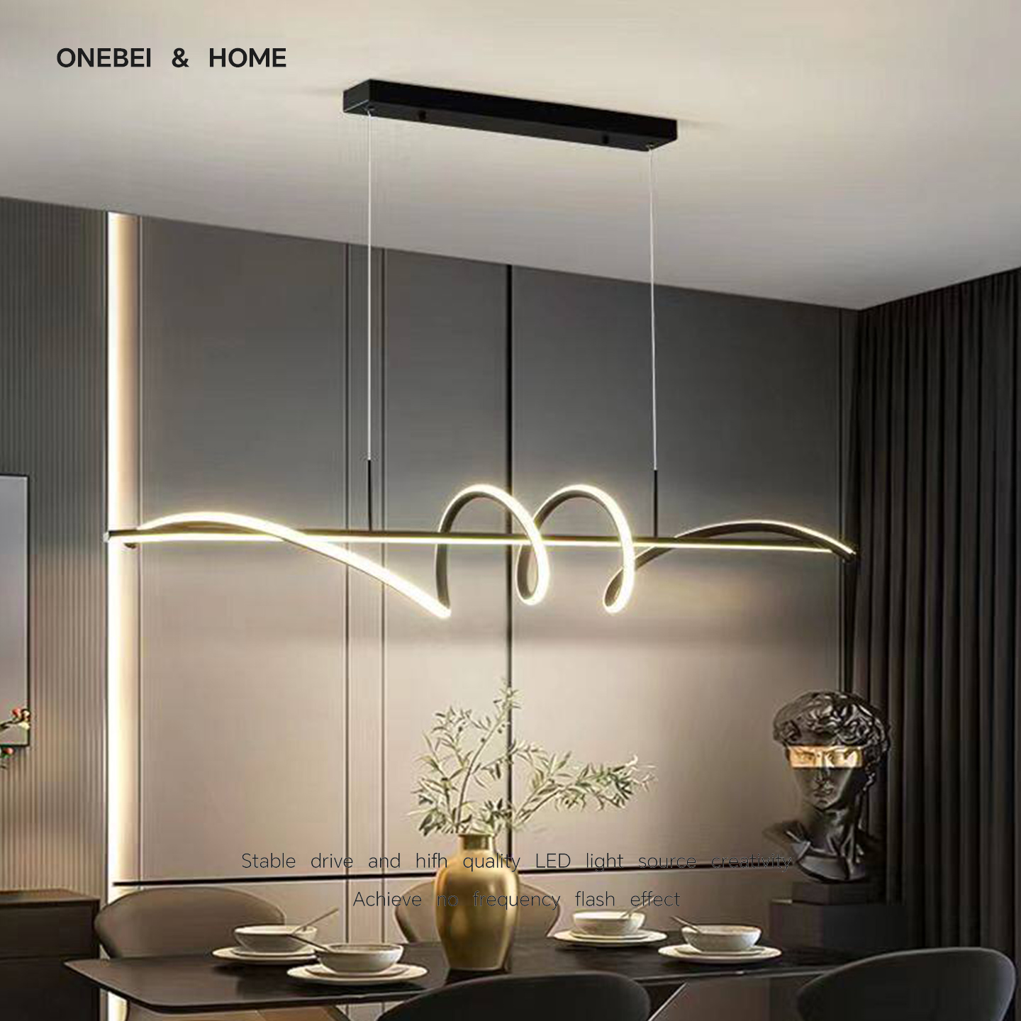 Modern LED Rotating Pendant La - đánh giá và giá Office Technician