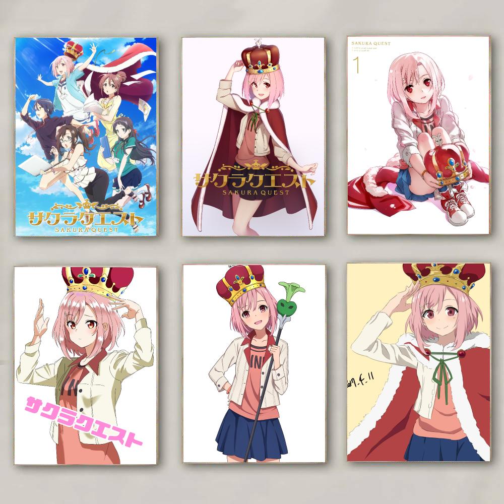 anime S-Sakura Quest-T Poster  - đánh giá và giá Office Quest