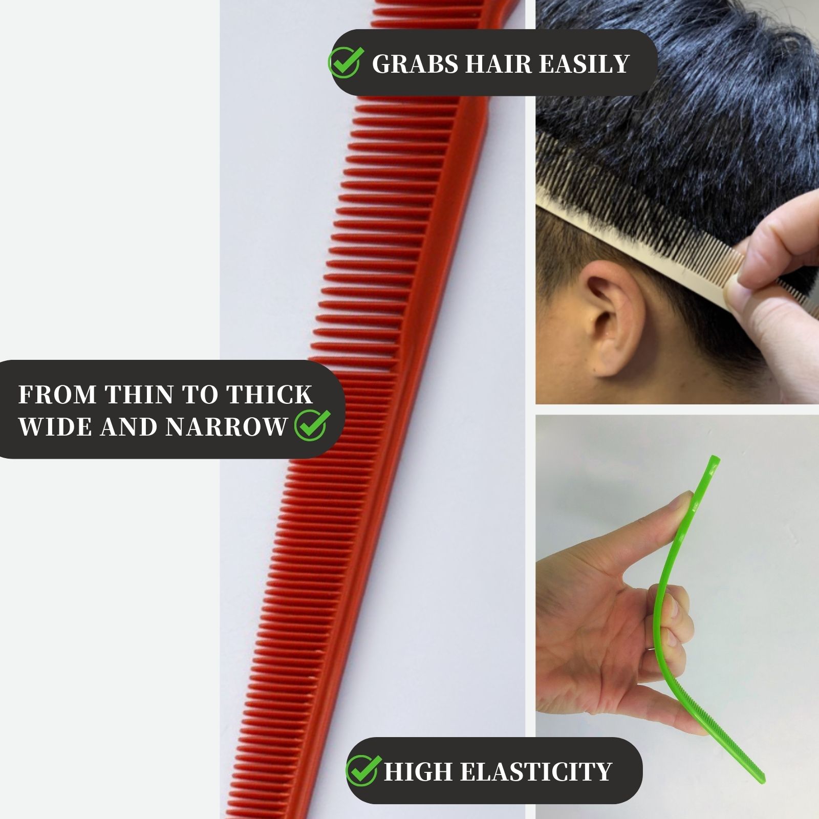 1/4/5PCS Barber Side Corners F - đánh giá và giá Binding Machine Comb