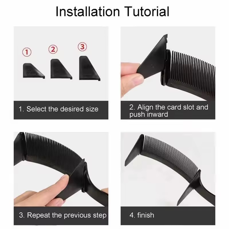 Barber Flat Top Haircut Comb C - đánh giá và giá Binding Machine Comb