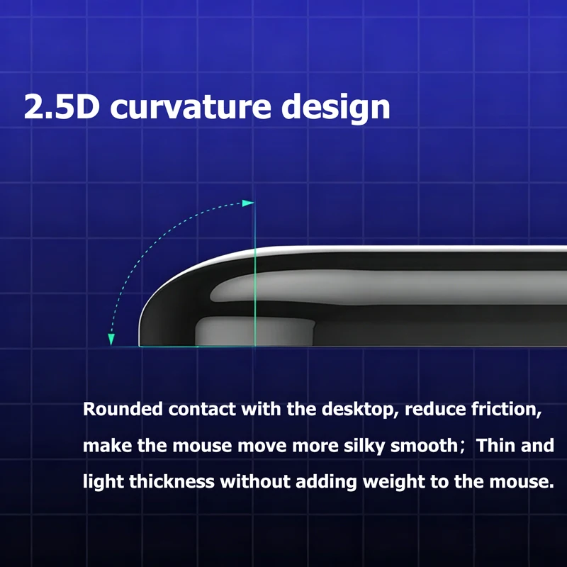 2.5D Curved Edge Tempered Glas - đánh giá và giá Office Technician