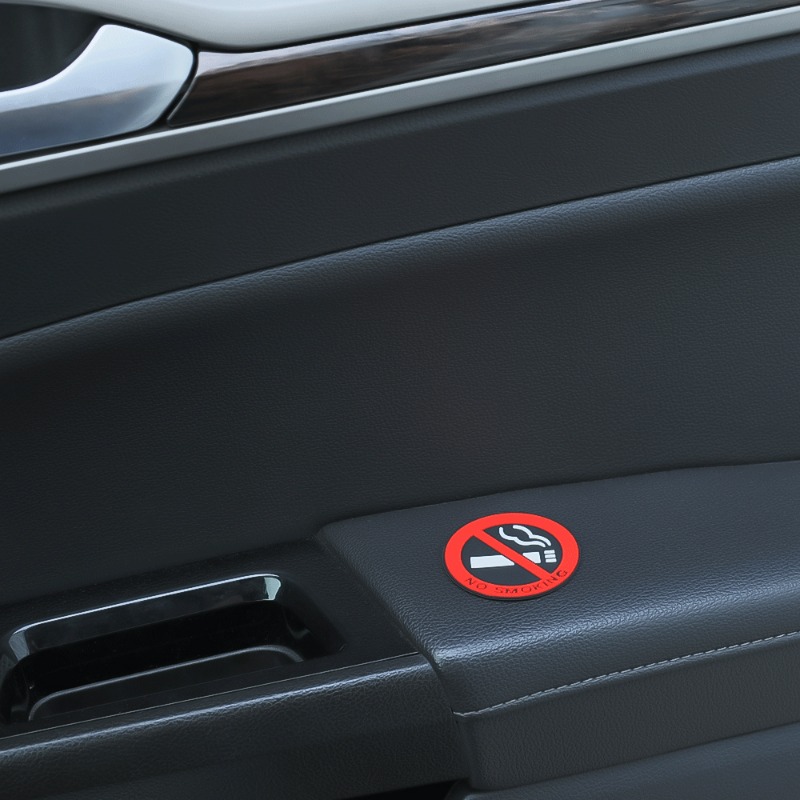 No Smoking Car Stickers Red Ro - đánh giá và giá Office Technologies